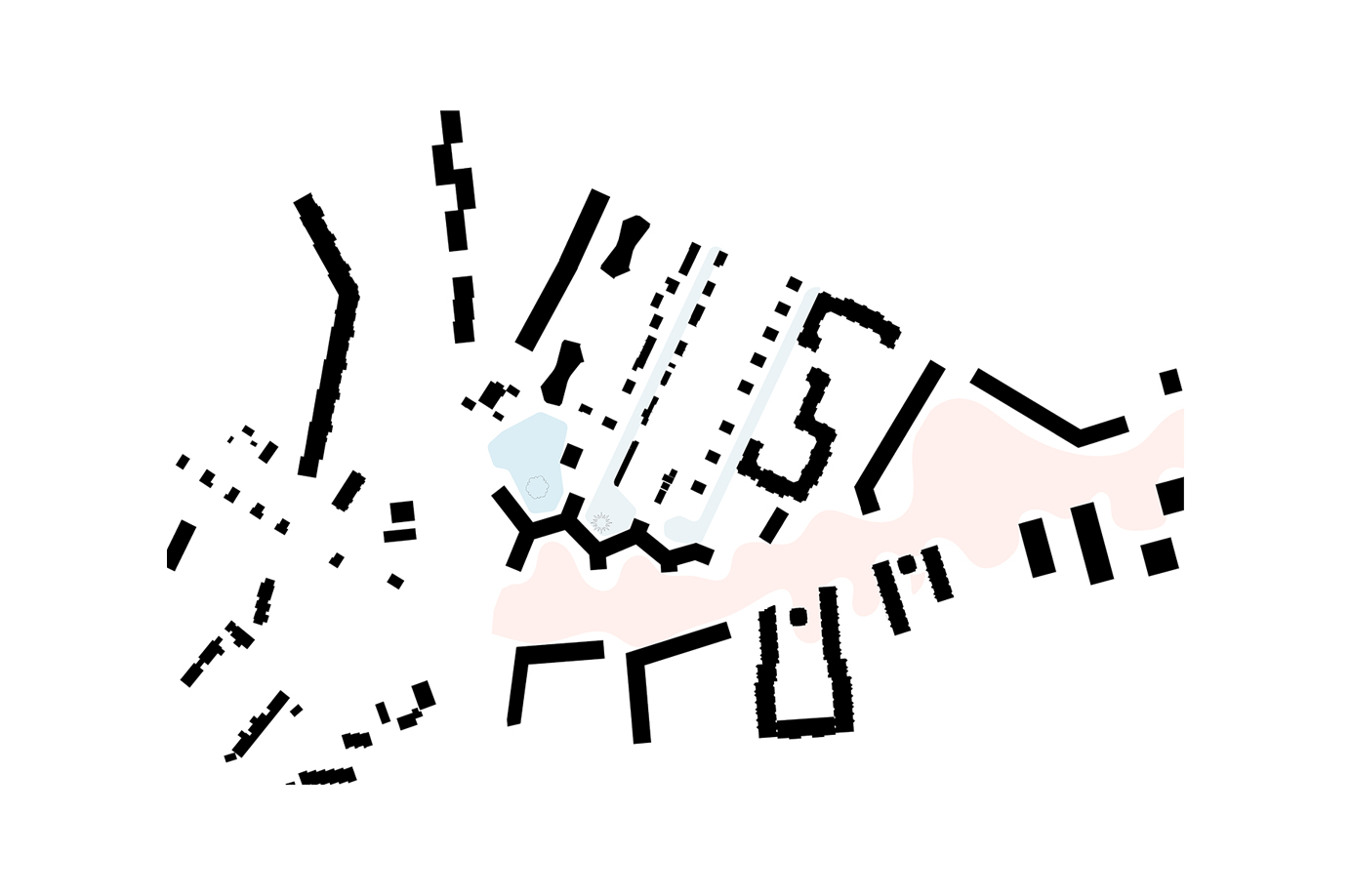 Associati Architectes EPFL SIA Genève. Associati sàrl, Christophe Alhanko, Loris Guillard, Mikaël Sachs. ground plan
