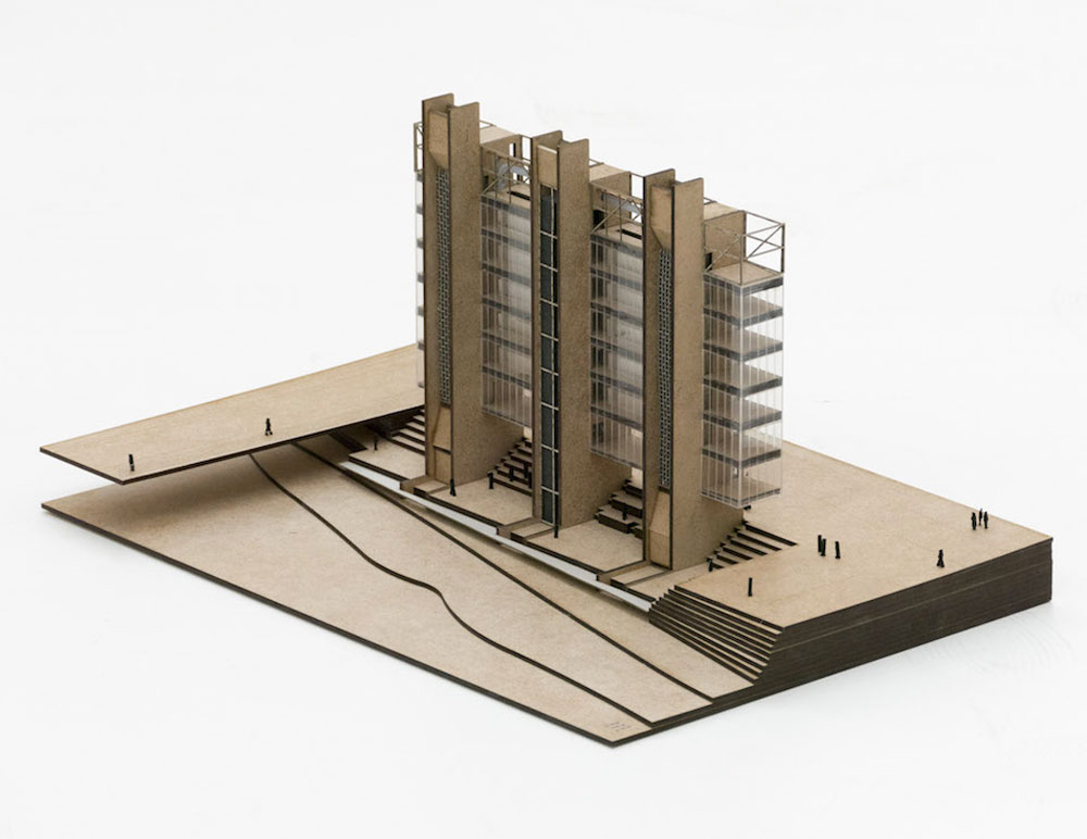 Associati Architectes EPFL SIA Genève. Associati sàrl, Christophe Alhanko, Loris Guillard, Mikaël Sachs. Model