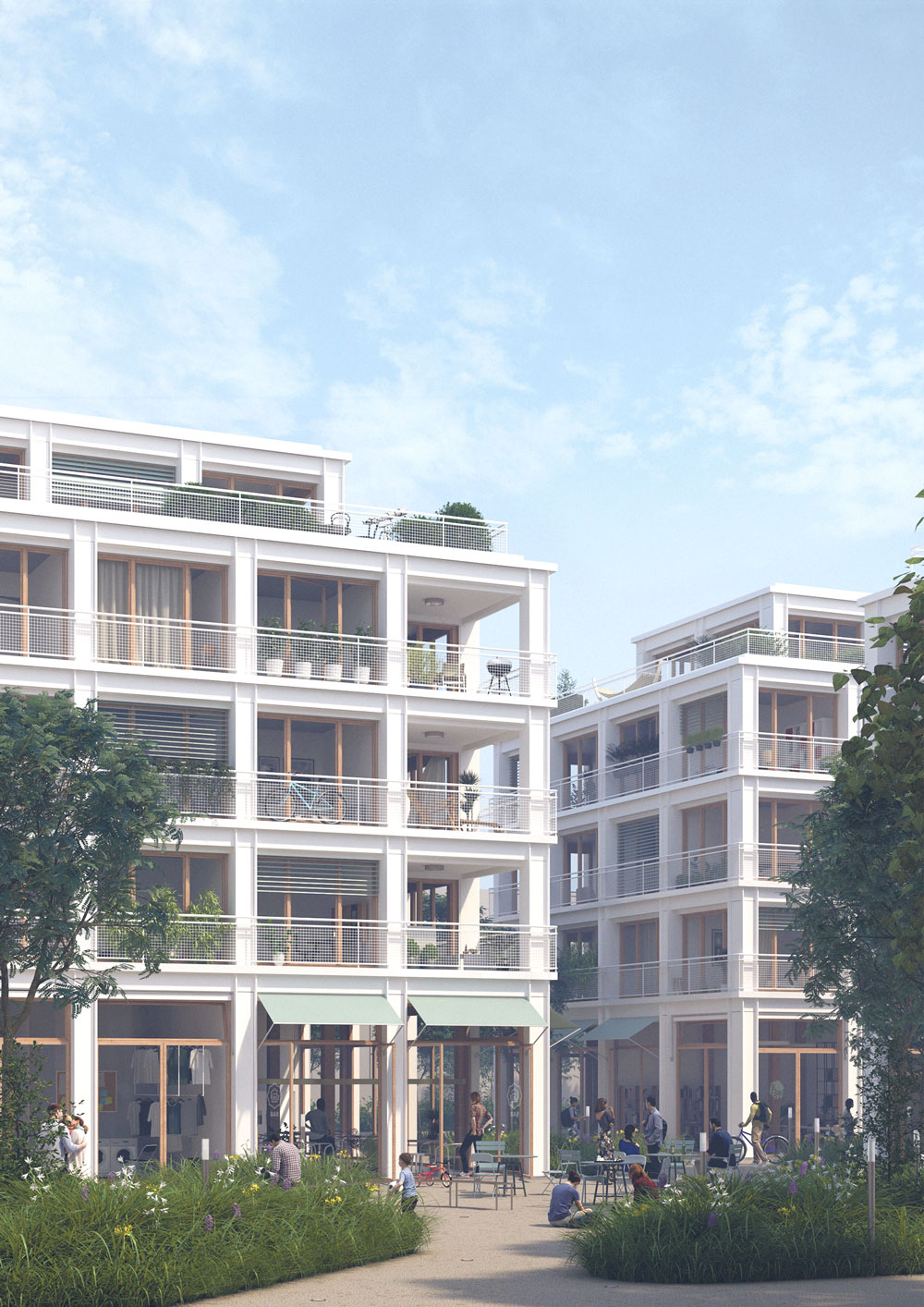 Associati Architectes EPFL SIA Genève. Associati sàrl, Christophe Alhanko, Loris Guillard, Mikaël Sachs. La Savonnerie Housing Competition