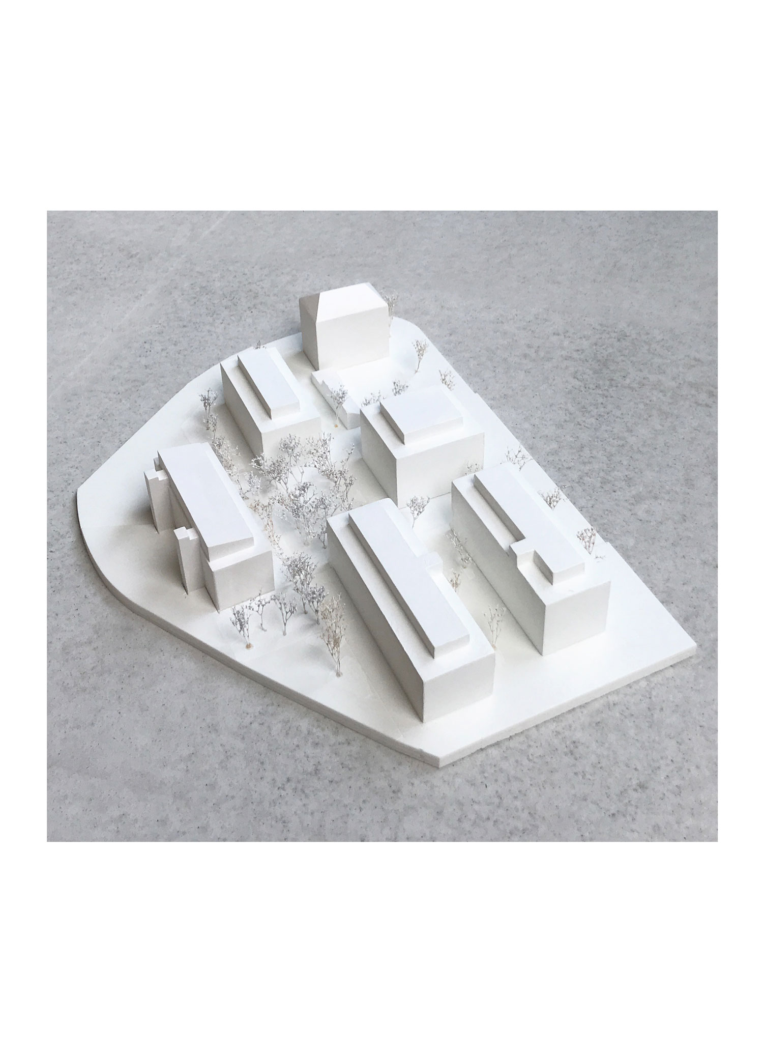 Associati Architectes EPFL SIA Genève. Associati sàrl, Christophe Alhanko, Loris Guillard, Mikaël Sachs. Model La Savonnerie