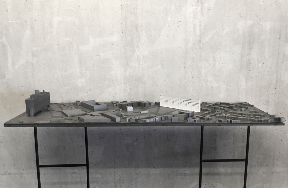 Associati Architectes EPFL SIA Genève. Associati sàrl, Christophe Alhanko, Loris Guillard, Mikaël Sachs. Model Large Scale City of Marseille Architecture