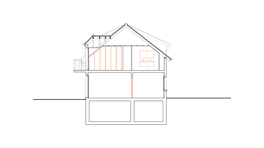 Associati Architectes EPFL SIA Genève. Associati sàrl, Christophe Alhanko, Loris Guillard, Mikaël Sachs. House renovation Geneva Architecture 